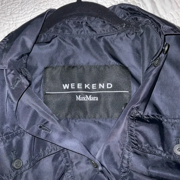 MaxMara Weekend Cremona Twill Shirt Jacket in ultramarine - Picture 4 of 6